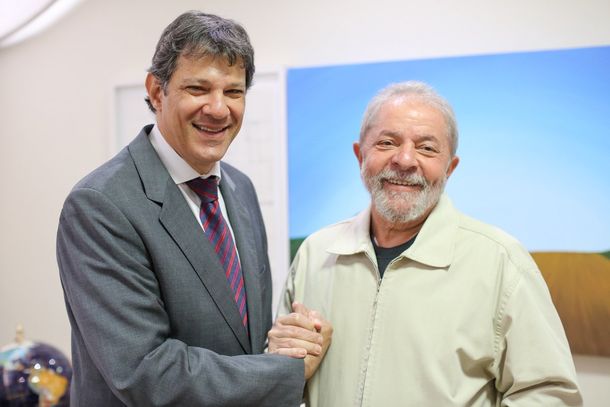 Haddad y Lula - Crédito:&nbsp;@ptbrasil