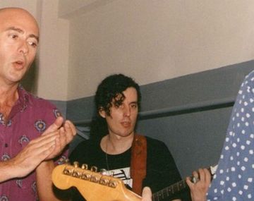 El Indio Solario y el Conejo Jolivet cuando integraban los Redonditos de Ricota