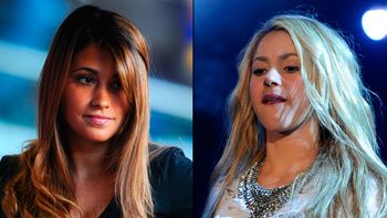 Antonella Roccuzzo y Shakira se pelearon por un chorizo Antonella Roccuzzo y Shakira se pelearon por un chorizo