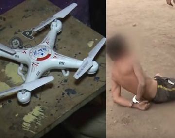 Una banda narco usaba un drone en San Martín