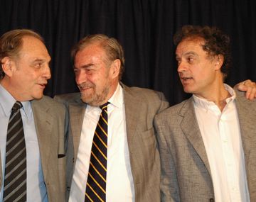 Carlos Heller junto con Aníbal Ibarra y Miguel Bonaso.