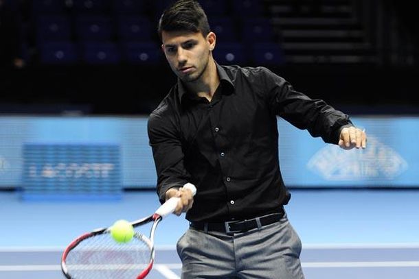 Agüero, un aliento especial para Del Potro en Londres