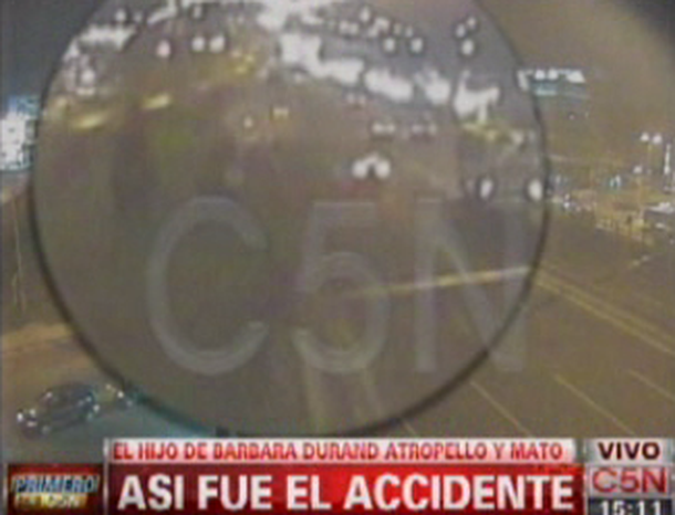 Así fue el accidente del hijo de la modelo Bárbara Durand