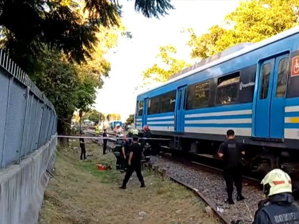 Una formación del Tren Sarmiento arrolló y mató a un hombre de 70 años