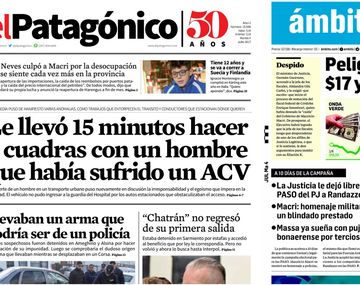 Tapas de diarios del martes 4 de julio de 2017