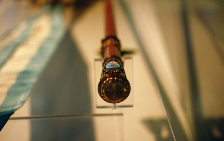 Este bastón presidencial tiene la participación de todas las provincias