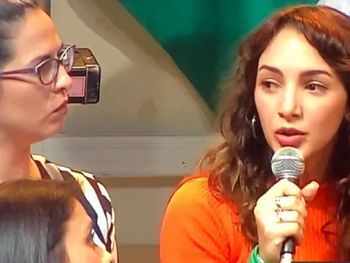 &nbsp;Sabrina Cartabia y Thelma Fardín