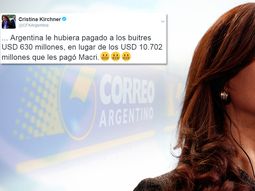 Cristina criticó al Gobierno en Twitter Cristina criticó al Gobierno en Twitter