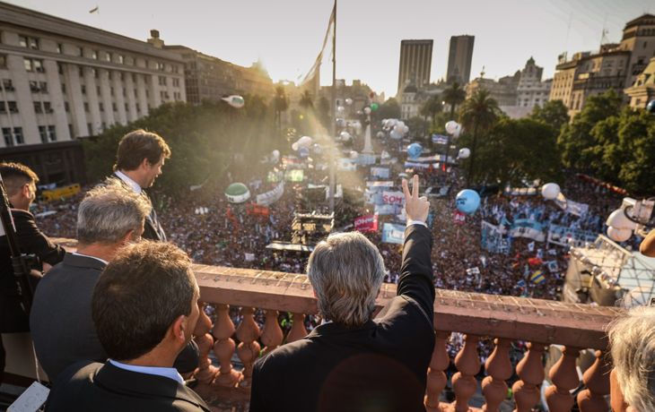 Alberto Fernández recordó a Perón por su llamado a la unidad nacional