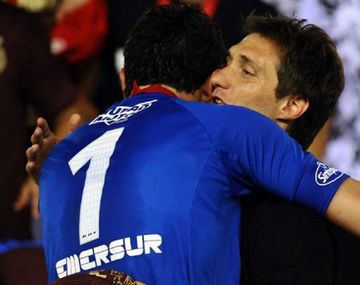 Agustín Marchesin y Guillermo Barros Schelotto