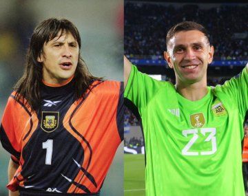 La reacción del Mono Burgos luego de que Dibu quebrara su récord