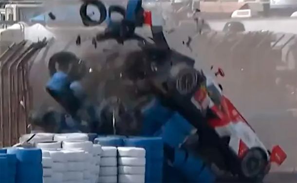 VIDEO: Así fue el tremendo choque de Pechito López en el Mundial de Resistencia