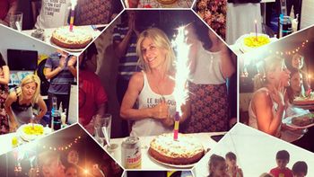 intacta: eugenia tobal festejo sus 40 anos con amigos intacta: eugenia tobal festejo sus 40 anos con amigos