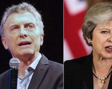 Mauricio Macri y Theresa May