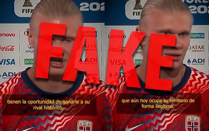 Fake News: el video de Haaland apoyando a Argentina contra Inglaterra es falso por una razón inexpugnable