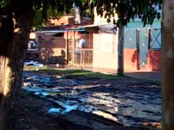 En esta vivienda fue asesinada la nena de tres años En esta vivienda fue asesinada la nena de tres años