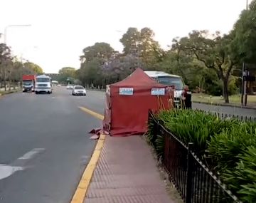Choque fatal en Figueroa Alcorta y Sarmiento: murió un motociclista