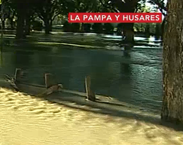 Se formó un río en Belgrano
