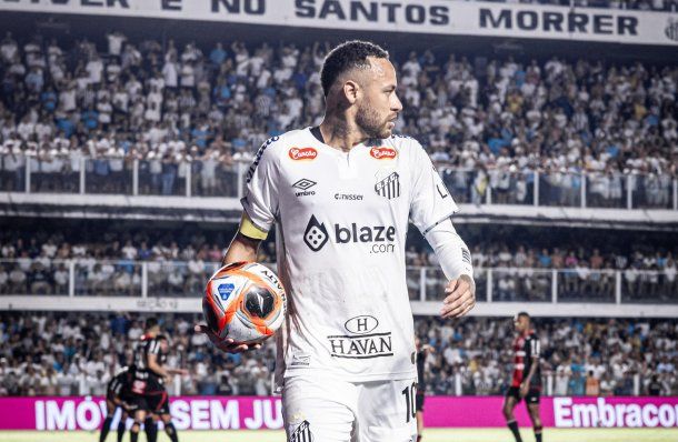 Así fue el debut de Neymar en el empate de Santos ante Botafogo