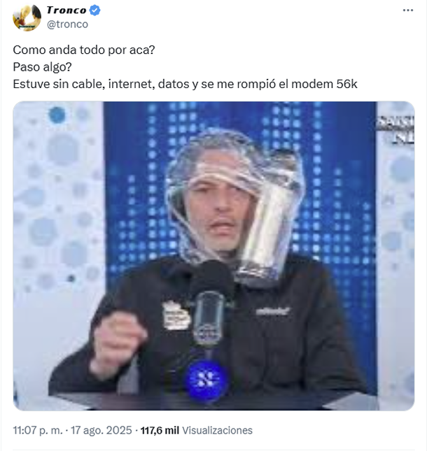 Tronco volvió a defender su candidatura: Mi mayor virtud es que fracasé 270 veces