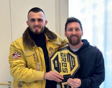 Encuentro de campeones: Messi recibió a Pepi Staropoli en su casa