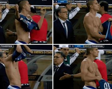 El físico de Erik Lamela