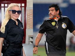 La provocación de Verónica Ojeda a Maradona La provocación de Verónica Ojeda a Maradona