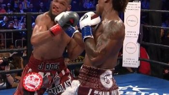 Charlo noqueó a Williams - Crédito: @cableondasports Charlo noqueó a Williams - Crédito: @cableondasports