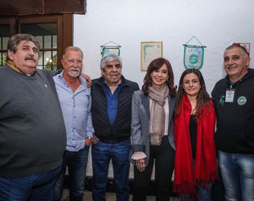 Hugo Moyano y Cristina Kirchner, juntos