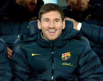 Con Messi como espectador de lujo