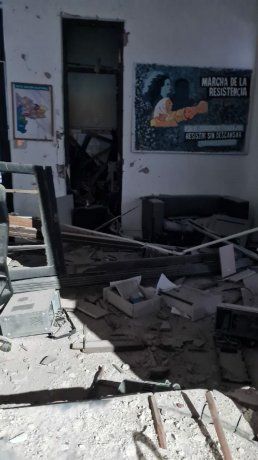 Atacaron con explosivos la sede del Frente de Todos en Bahía Blanca