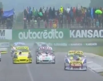 La carrera se corrió bajo una intensa lluvia