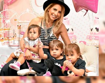Las fotos del cumpleaños de las hijas de Cinthia Fernández