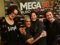 Las verdaderas Viudas e Hijas del Rock and Roll visitaron a Pettinato