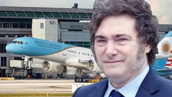 Javier Milei viajará en el ARG01.