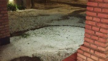 Lluvias y granizo en parte del país. Lluvias y granizo en parte del país.