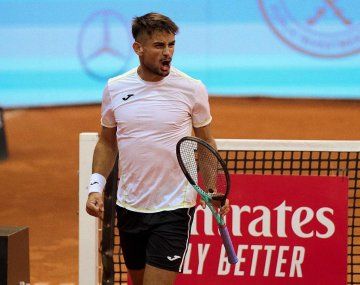 Mariano Navone cayó ante Borna Coric en cuartos de final en Aix en Provence