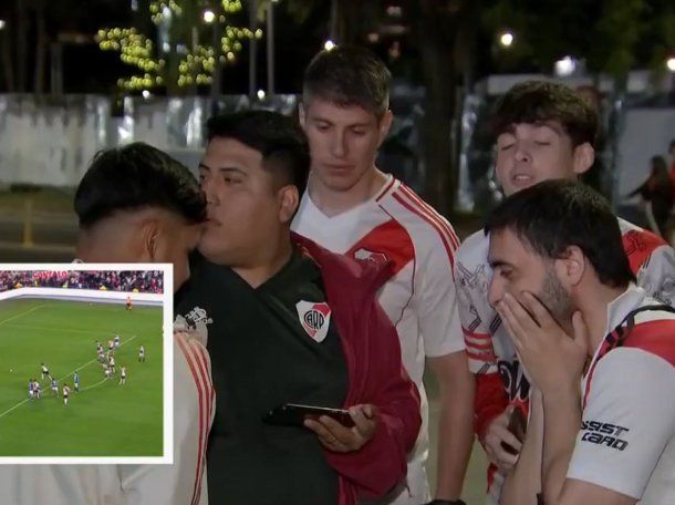 Insólito: hinchas de River se fueron antes del penal de Borja y celebraron un gol que no fue