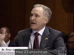 Peter Lamelas, embajador de Estados Unidos en la Argentina. Peter Lamelas, embajador de Estados Unidos en la Argentina.