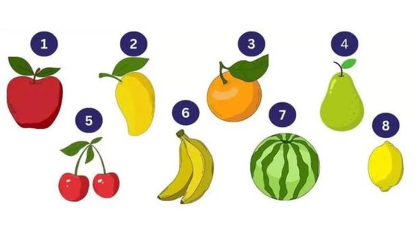 Secretos de tu personalidad según la fruta que elijas.