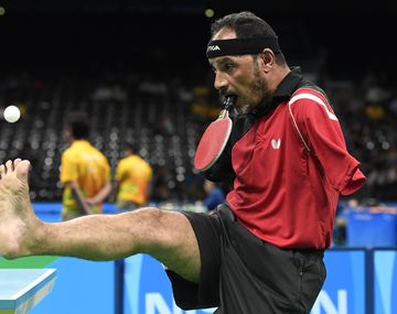 Cuando el sacrificio puede más: un egipcio sin brazos  compite en tenis de mesa