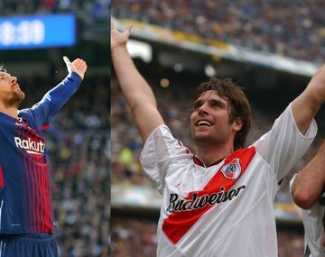 Cavenaghi se comparó con Messi por el festejo de su gol ante el Real Madrid