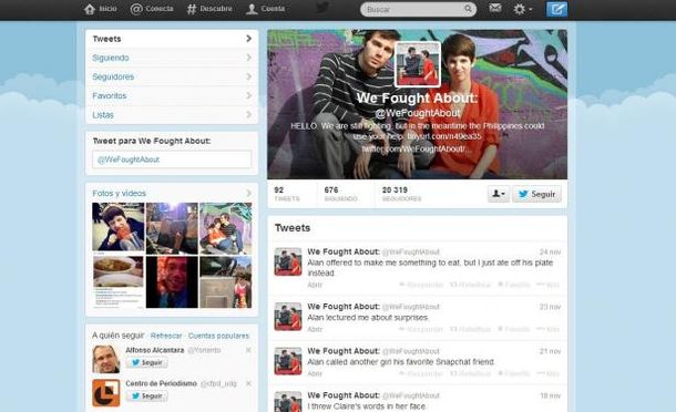 Se hacen famosos en Twitter porque cuentan sus peleas