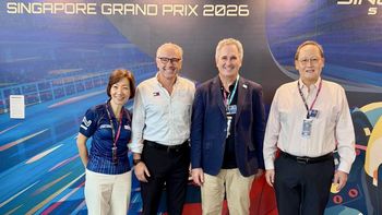 Pablo Quirno en el GP de Singapur