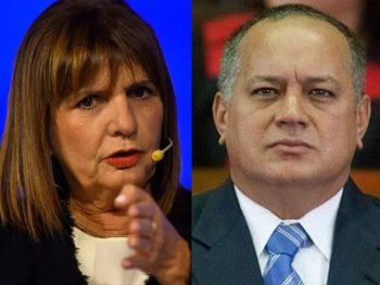 Patricia Bullrich y su cruce con Diosdado Cabello, ministro de Interior y Justicia de Venezuela.