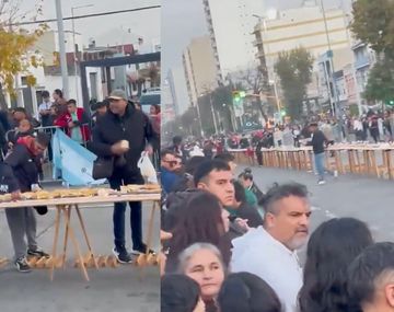 Descontrol en Avellaneda: el sándwich de matambre a la pizza más largo del mundo terminó en serios disturbios