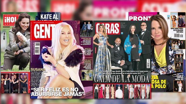 Susana Giménez y la Doctora Polo en las tapas de revistas