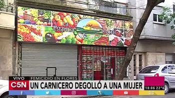El brutal crimen en la carnicería de Flores ocurrió delante de un nene de 6 años. El brutal crimen en la carnicería de Flores ocurrió delante de un nene de 6 años.