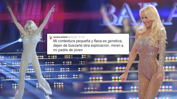 Con una foto de su padre, Luli Salazar dio una insólita explicación sobre su bajo peso