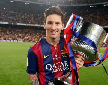 Con dos goles de Messi